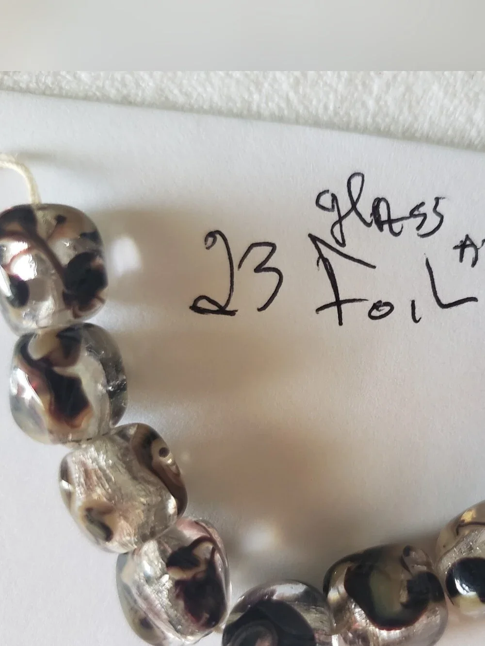 Lot Of Vintage Lampwork Glass Beafs